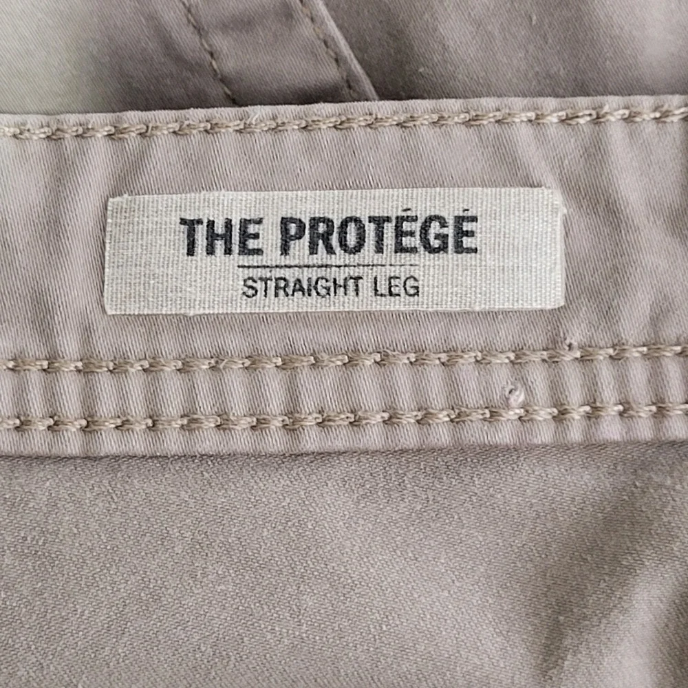 Adriano Goldschmied The Protege Pants Mens 38x34 Fits 38x30 Khaki Straight Leg